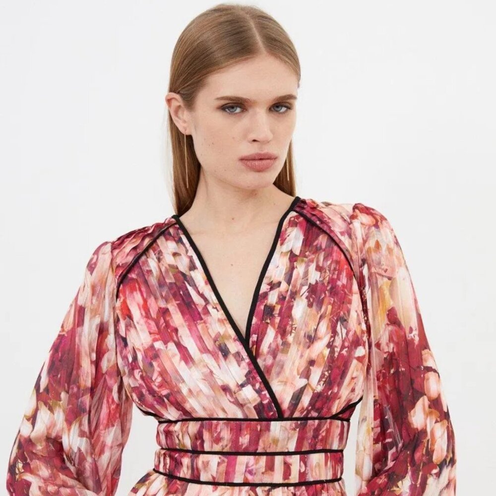 Kimono Woven Maxi Dress by Karen Millen